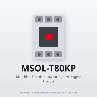 MSOL-T80KP Mitsubishi Low-voltage switchgear Magnetic Starter