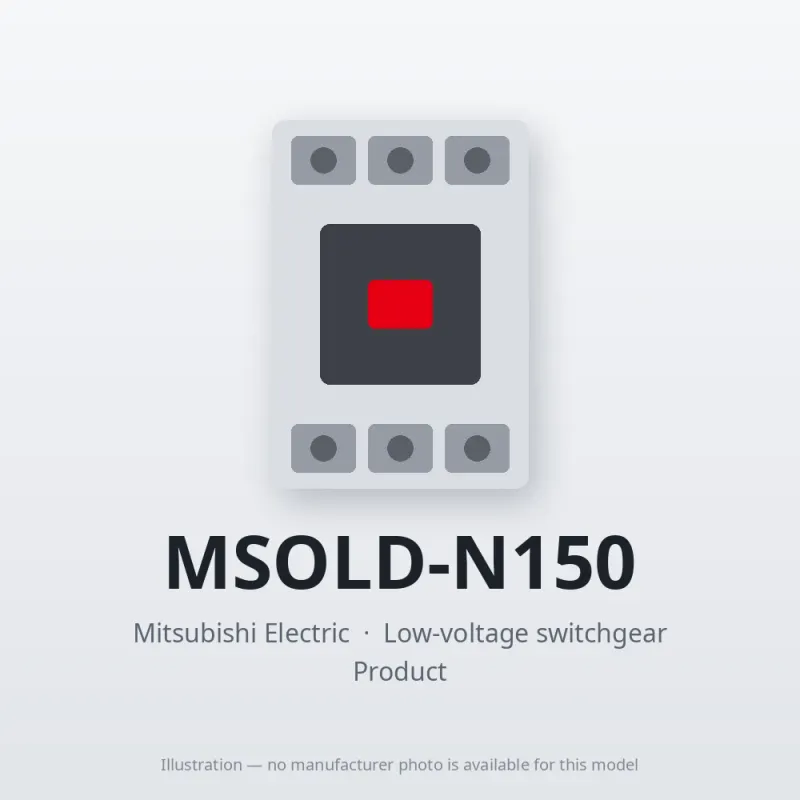 MSOLD-N150 Mitsubishi Low-voltage switchgear Magnetic Starter
