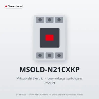 MSOLD-N21CXKP Mitsubishi Low-voltage switchgear Magnetic Starter