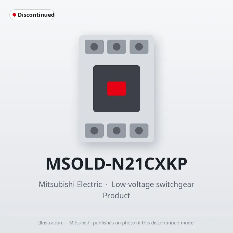 MSOLD-N21CXKP Mitsubishi Low-voltage switchgear Magnetic Starter
