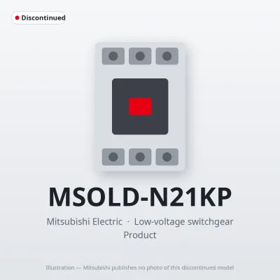 MSOLD-N21KP Mitsubishi Low-voltage switchgear Magnetic Starter