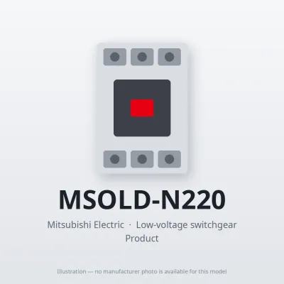 MSOLD-N220 Mitsubishi Low-voltage switchgear Magnetic Starter