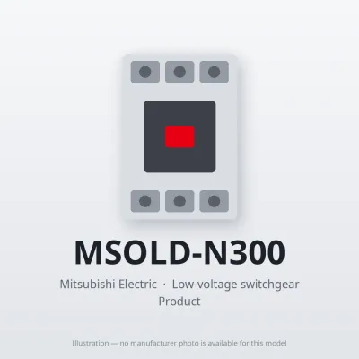 MSOLD-N300 Mitsubishi Low-voltage switchgear Magnetic Starter