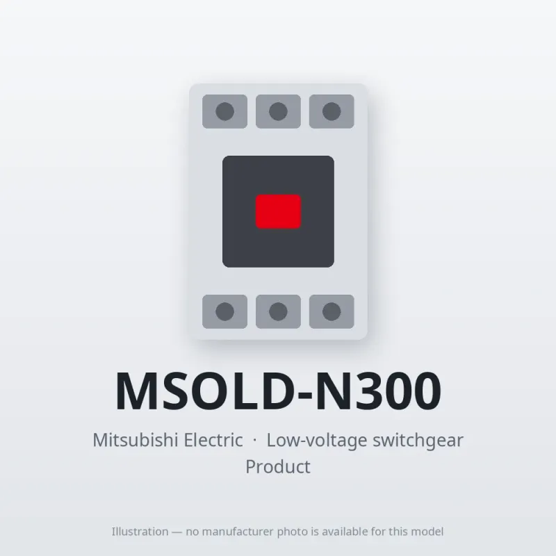 MSOLD-N300 Mitsubishi Low-voltage switchgear Magnetic Starter
