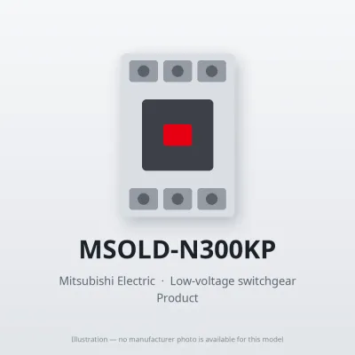 MSOLD-N300KP Mitsubishi Low-voltage switchgear Magnetic Starter