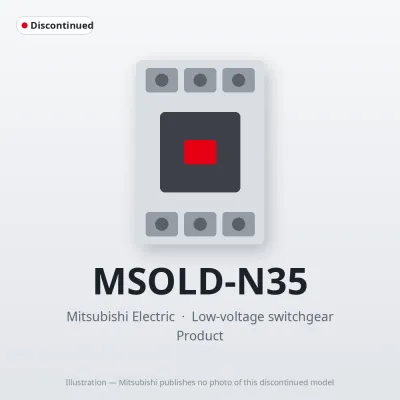 MSOLD-N35 Mitsubishi Low-voltage switchgear Magnetic Starter