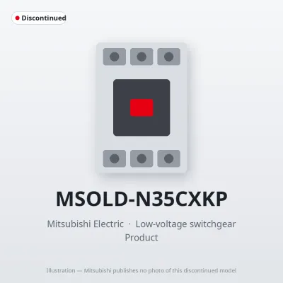 MSOLD-N35CXKP Mitsubishi Low-voltage switchgear Magnetic Starter