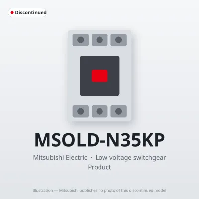 MSOLD-N35KP Mitsubishi Low-voltage switchgear Magnetic Starter