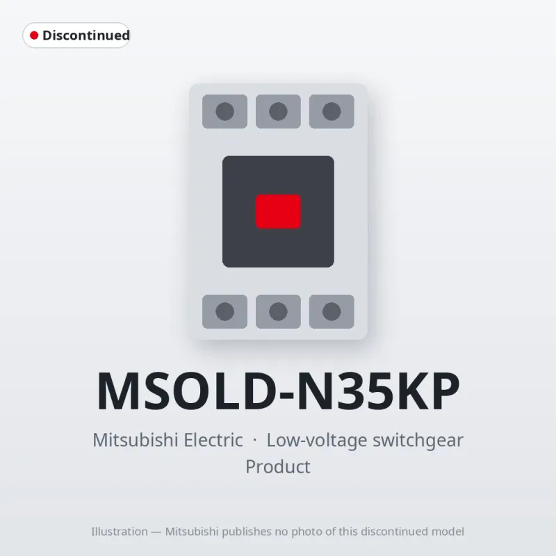 MSOLD-N35KP Mitsubishi Low-voltage switchgear Magnetic Starter