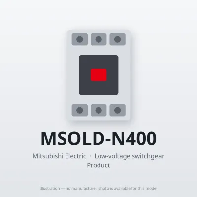 MSOLD-N400 Mitsubishi Low-voltage switchgear Magnetic Starter