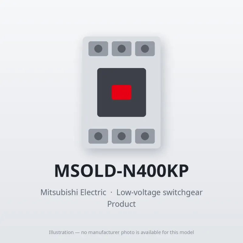 MSOLD-N400KP Mitsubishi Low-voltage switchgear Magnetic Starter