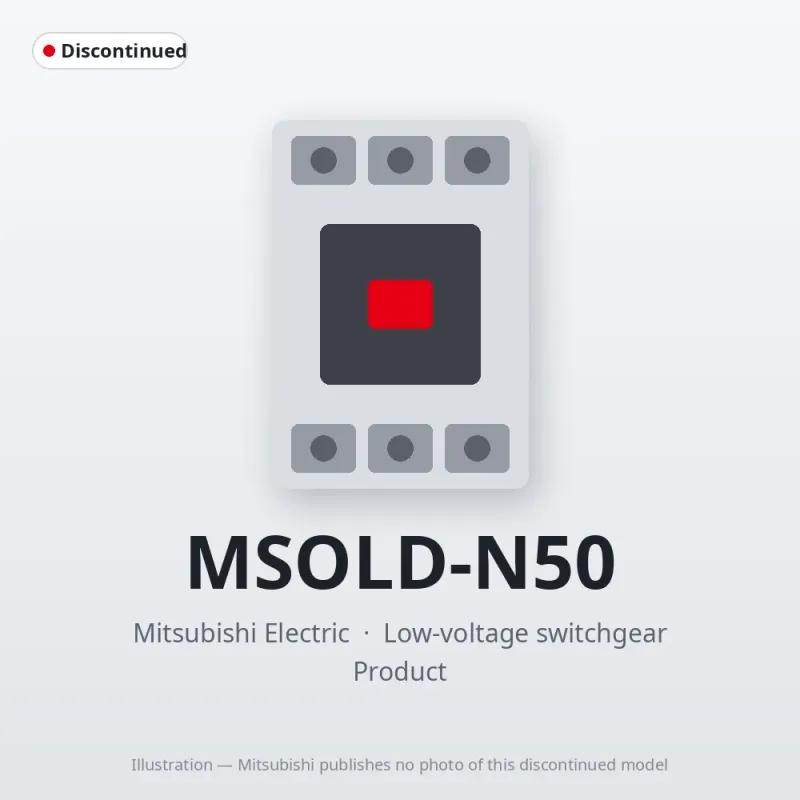 MSOLD-N50 Mitsubishi Low-voltage switchgear Magnetic Starter