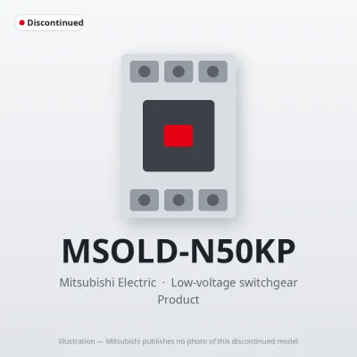 MSOLD-N50KP Mitsubishi Low-voltage switchgear Magnetic Starter