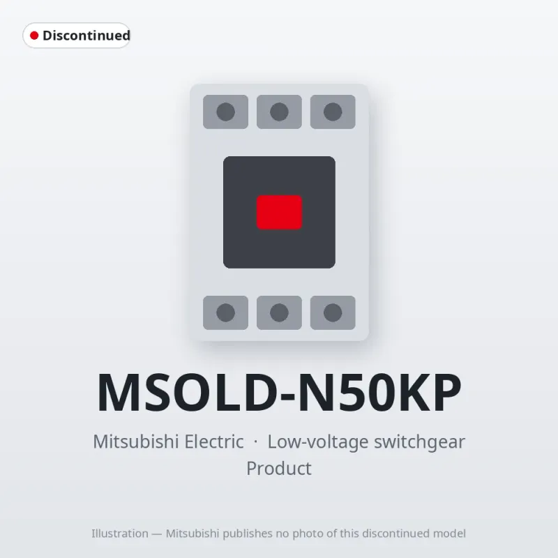MSOLD-N50KP Mitsubishi Low-voltage switchgear Magnetic Starter
