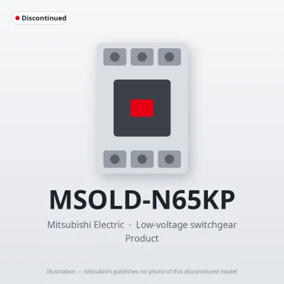 MSOLD-N65KP Mitsubishi Low-voltage switchgear Magnetic Starter