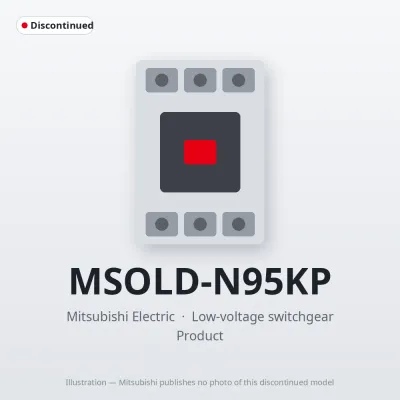 MSOLD-N95KP Mitsubishi Low-voltage switchgear Magnetic Starter