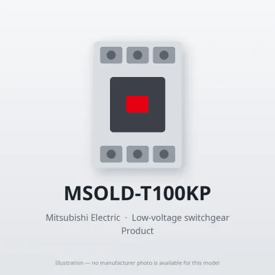 MSOLD-T100KP Mitsubishi Low-voltage switchgear Magnetic Starter