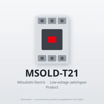 MSOLD-T21 Mitsubishi Low-voltage switchgear Magnetic Starter