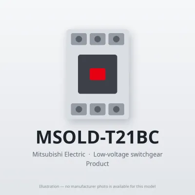 MSOLD-T21BC Mitsubishi Low-voltage switchgear Magnetic Starter