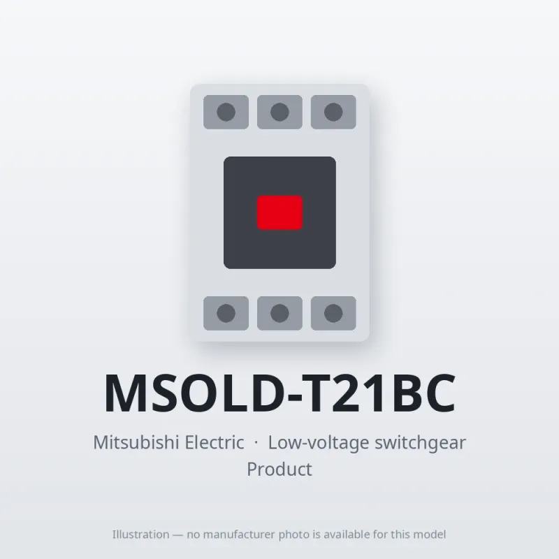 MSOLD-T21BC Mitsubishi Low-voltage switchgear Magnetic Starter