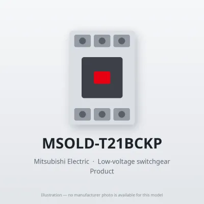 MSOLD-T21BCKP Mitsubishi Low-voltage switchgear Magnetic Starter