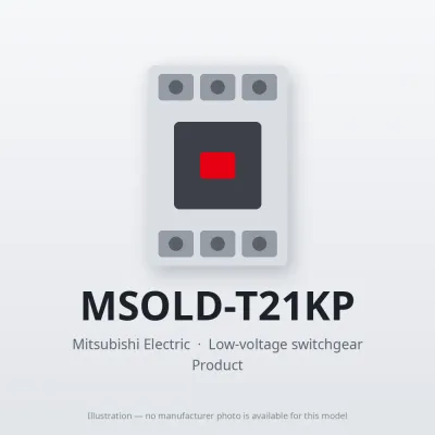 MSOLD-T21KP Mitsubishi Low-voltage switchgear Magnetic Starter