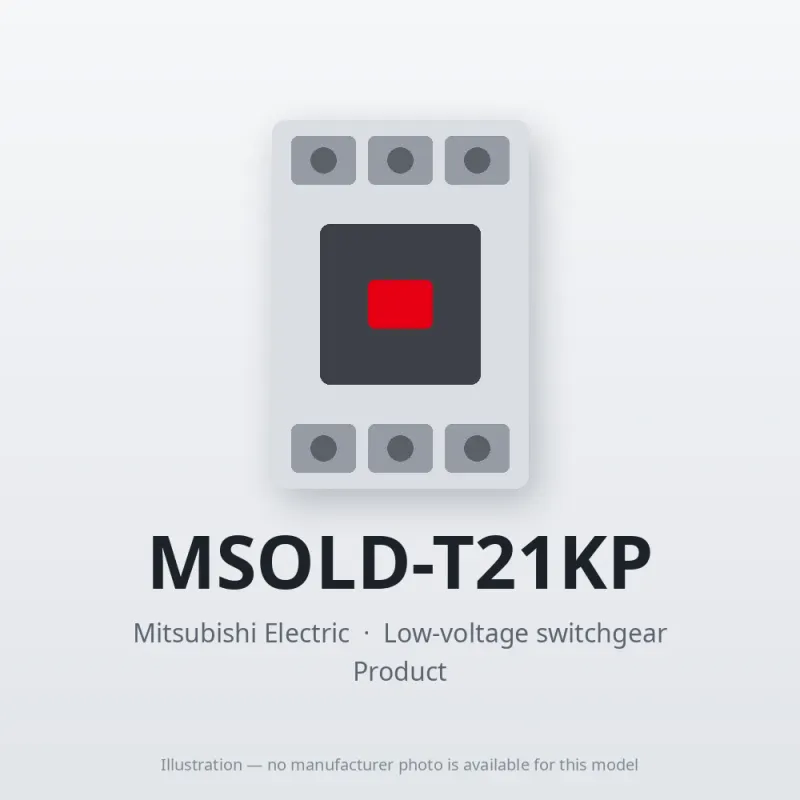 MSOLD-T21KP Mitsubishi Low-voltage switchgear Magnetic Starter