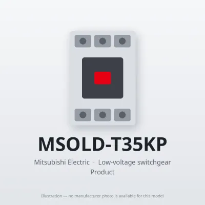 MSOLD-T35KP Mitsubishi Low-voltage switchgear Magnetic Starter