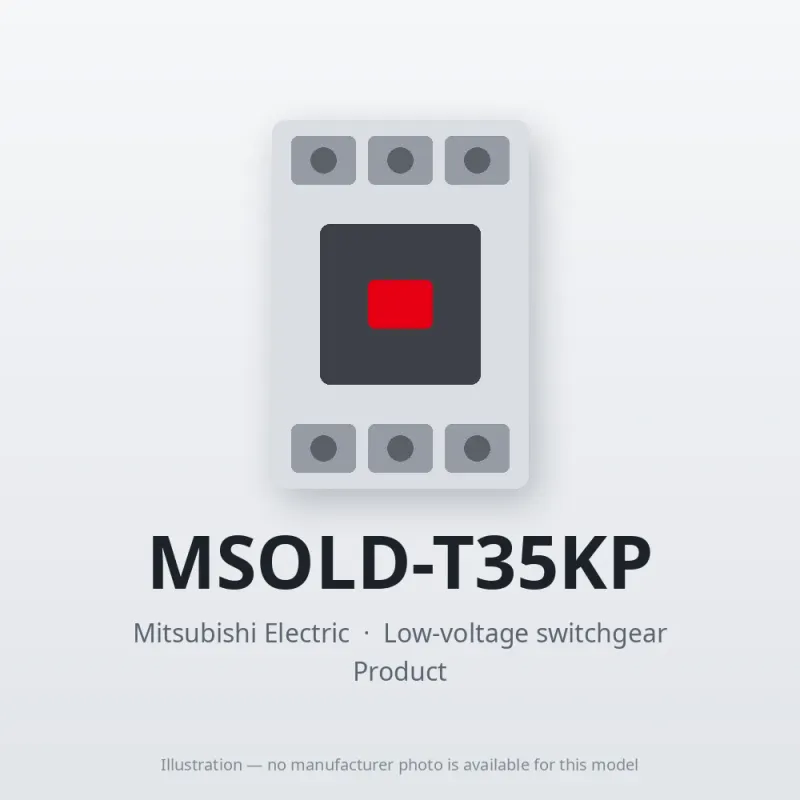 MSOLD-T35KP Mitsubishi Low-voltage switchgear Magnetic Starter