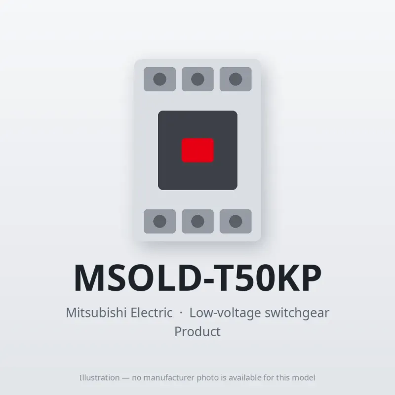 MSOLD-T50KP Mitsubishi Low-voltage switchgear Magnetic Starter