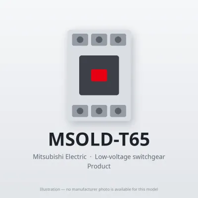 MSOLD-T65 Mitsubishi Low-voltage switchgear Magnetic Starter