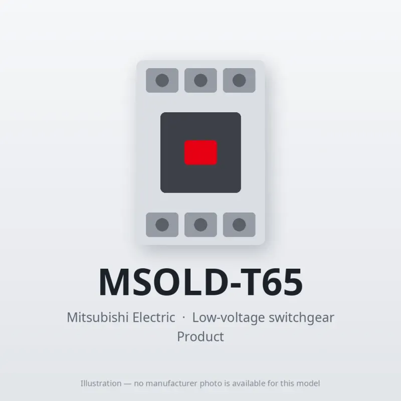 MSOLD-T65 Mitsubishi Low-voltage switchgear Magnetic Starter
