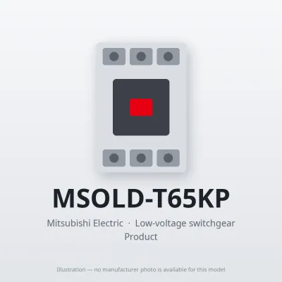 MSOLD-T65KP Mitsubishi Low-voltage switchgear Magnetic Starter