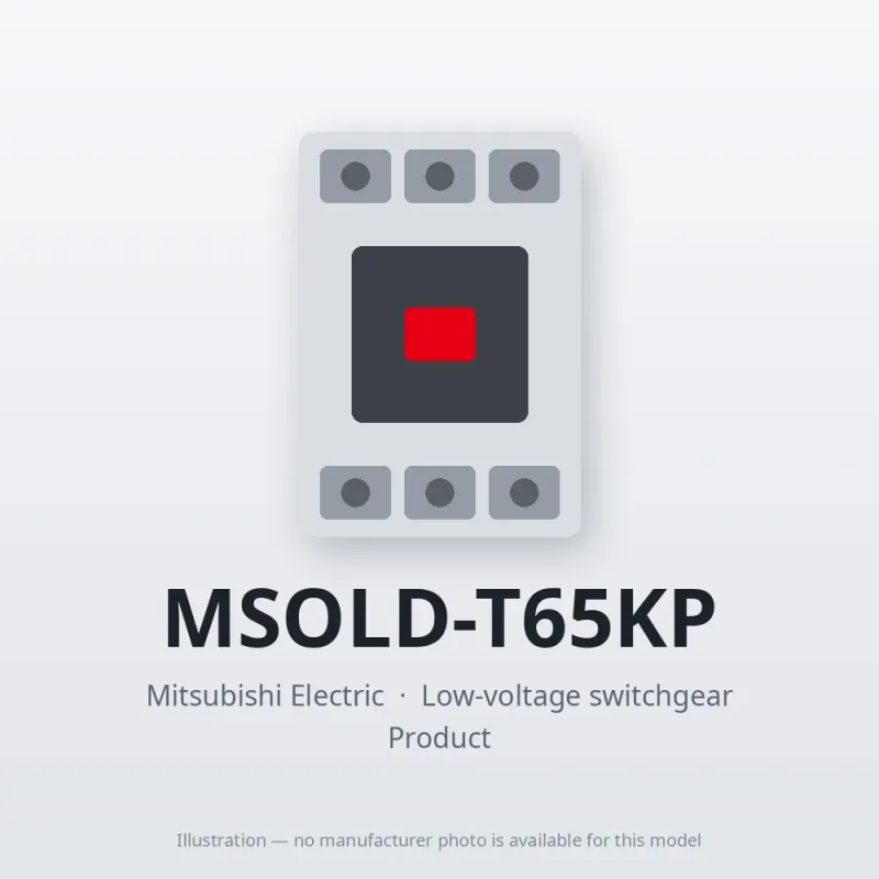 MSOLD-T65KP Mitsubishi Low-voltage switchgear Magnetic Starter