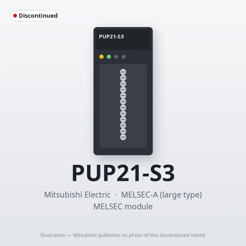 Mitsubishi Electric PUP21-S3 – Mitsubishi MELSEC-A Module