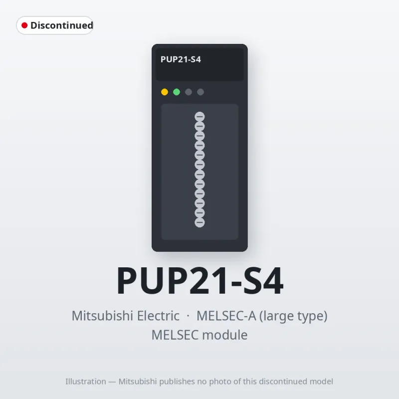 Mitsubishi Electric PUP21-S4 – Mitsubishi MELSEC-A Module