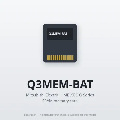 Q3MEM-BAT Mitsubishi MELSEC-Q Series Memory card