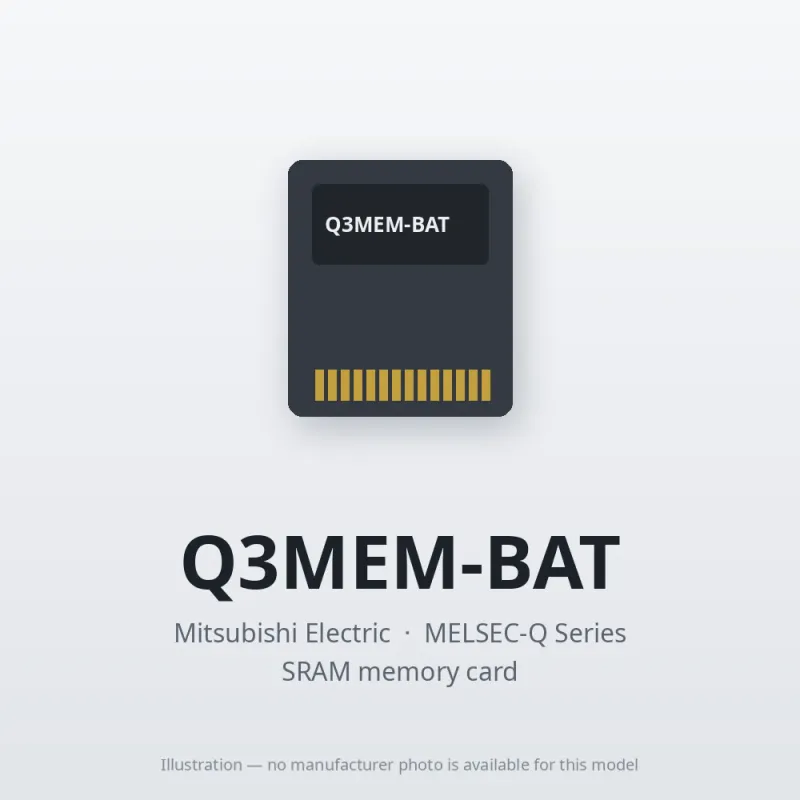Q3MEM-BAT Mitsubishi MELSEC-Q Series Memory card