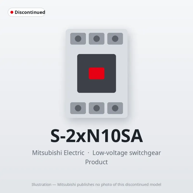 S-2xN10SA Mitsubishi Low-voltage switchgear Magnetic Contactor