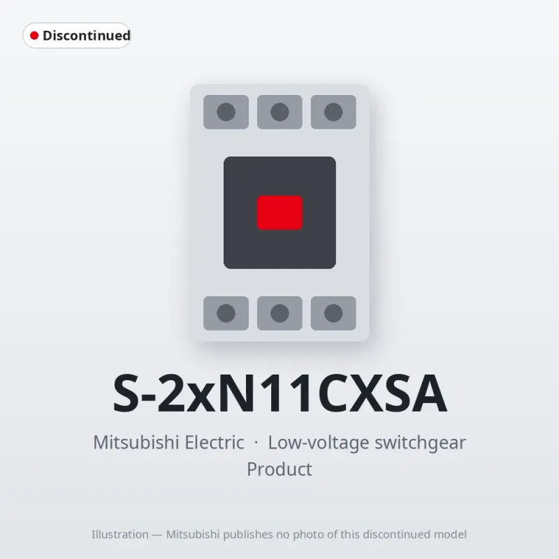 S-2xN11CXSA Mitsubishi Low-voltage switchgear Magnetic Contactor