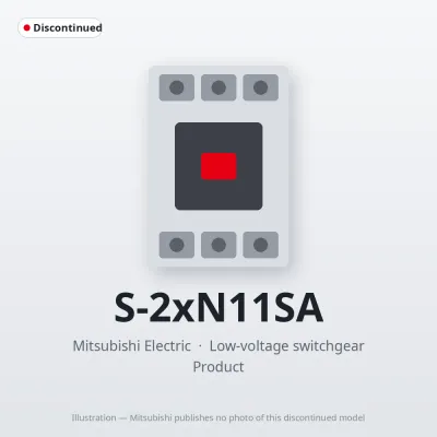 S-2xN11SA Mitsubishi Low-voltage switchgear Magnetic Contactor