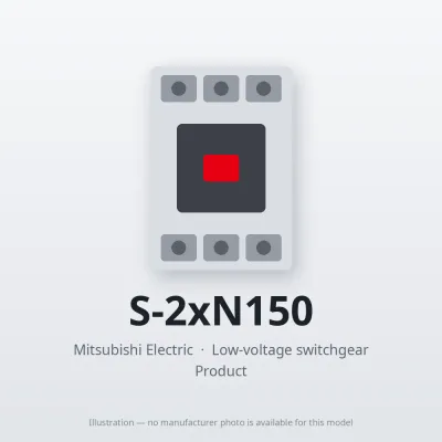 S-2xN150 Mitsubishi Low-voltage switchgear Magnetic Contactor