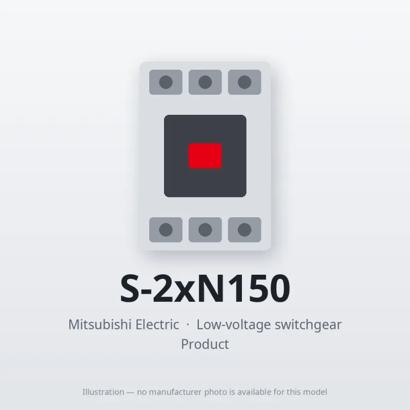 S-2xN150 Mitsubishi Low-voltage switchgear Magnetic Contactor