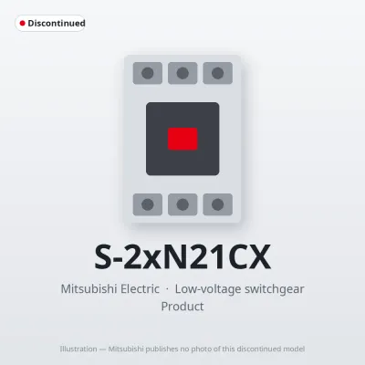 S-2xN21CX Mitsubishi Low-voltage switchgear Magnetic Contactor