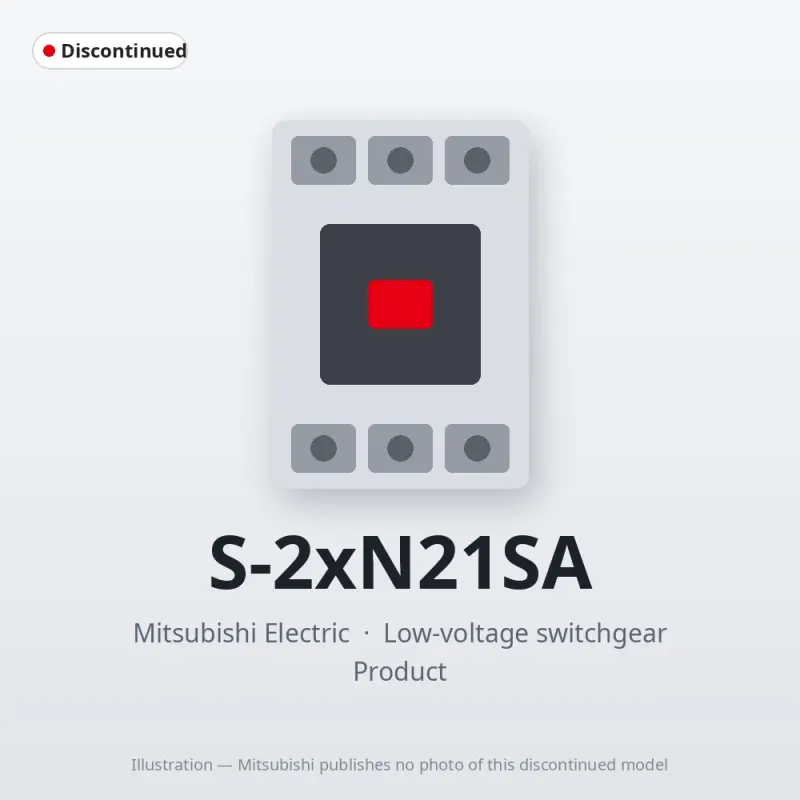 S-2xN21SA Mitsubishi Low-voltage switchgear Magnetic Contactor