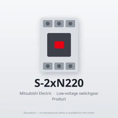 S-2xN220 Mitsubishi Low-voltage switchgear Magnetic Contactor