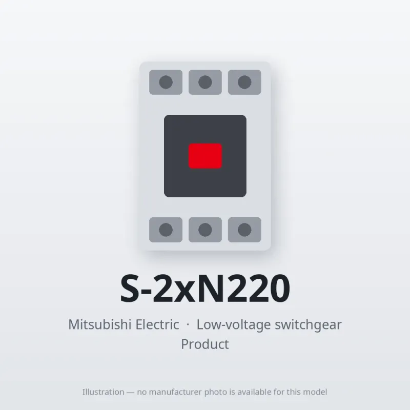 S-2xN220 Mitsubishi Low-voltage switchgear Magnetic Contactor