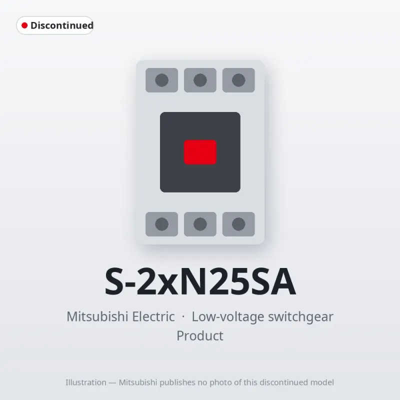 S-2xN25SA Mitsubishi Low-voltage switchgear Magnetic Contactor