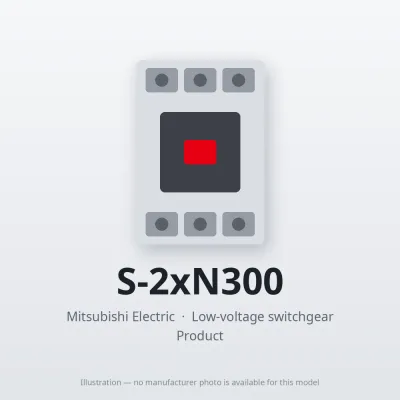 S-2xN300 Mitsubishi Low-voltage switchgear Magnetic Contactor