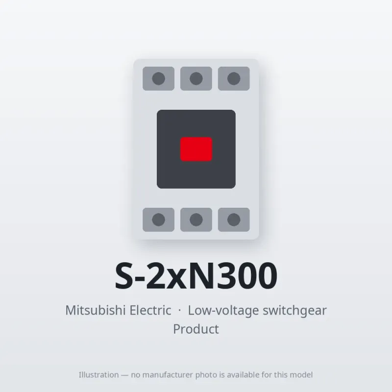S-2xN300 Mitsubishi Low-voltage switchgear Magnetic Contactor